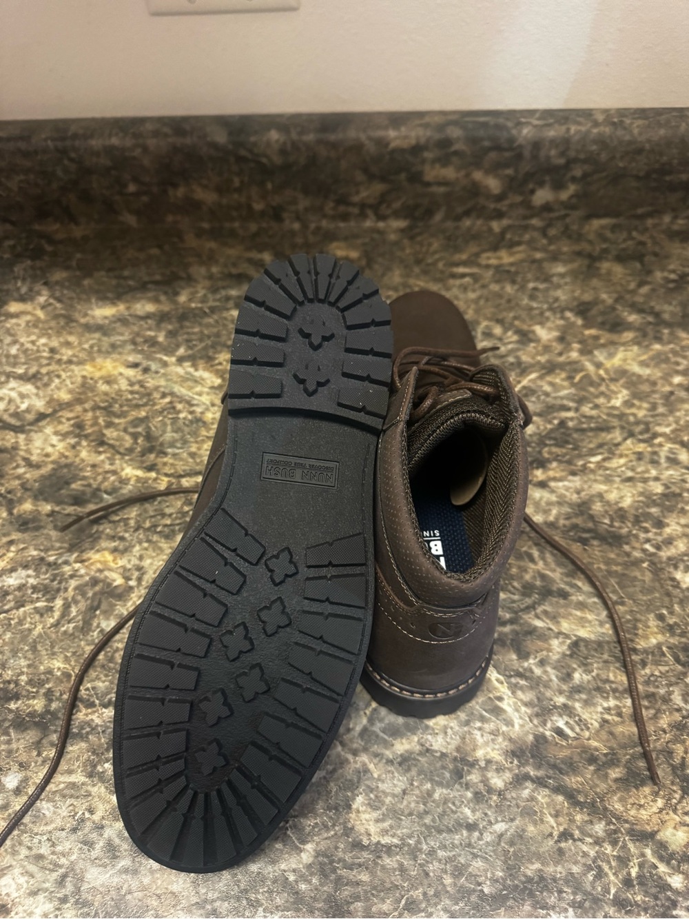 Nunn Bush Brown Men's Lace-Up Work Boot